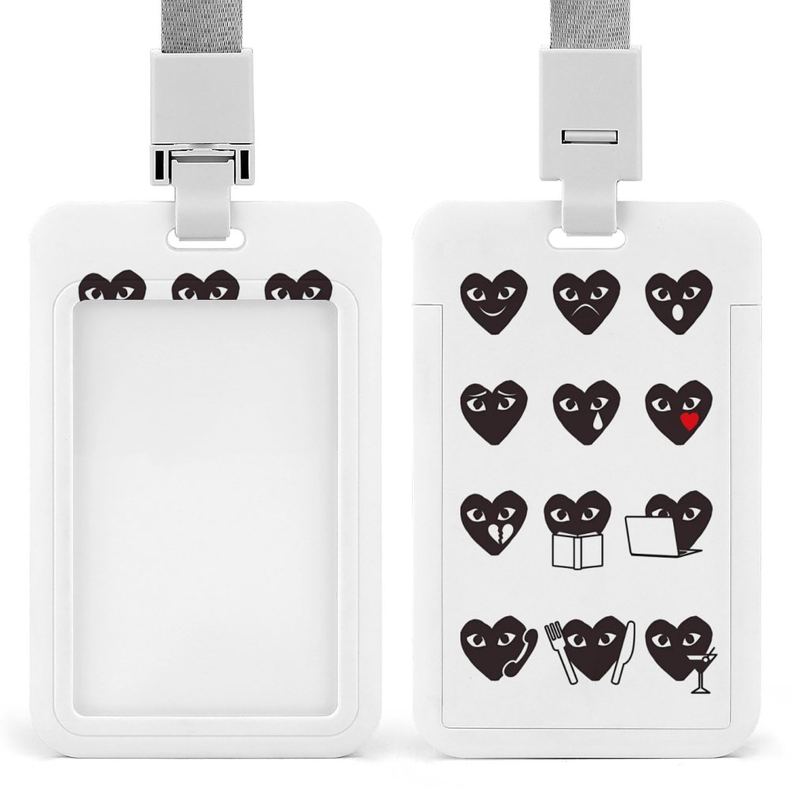 Amazon | コムデギャルソン IDカードホルダー 縦型 名札ケース カード